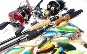 バス釣りの釣り具